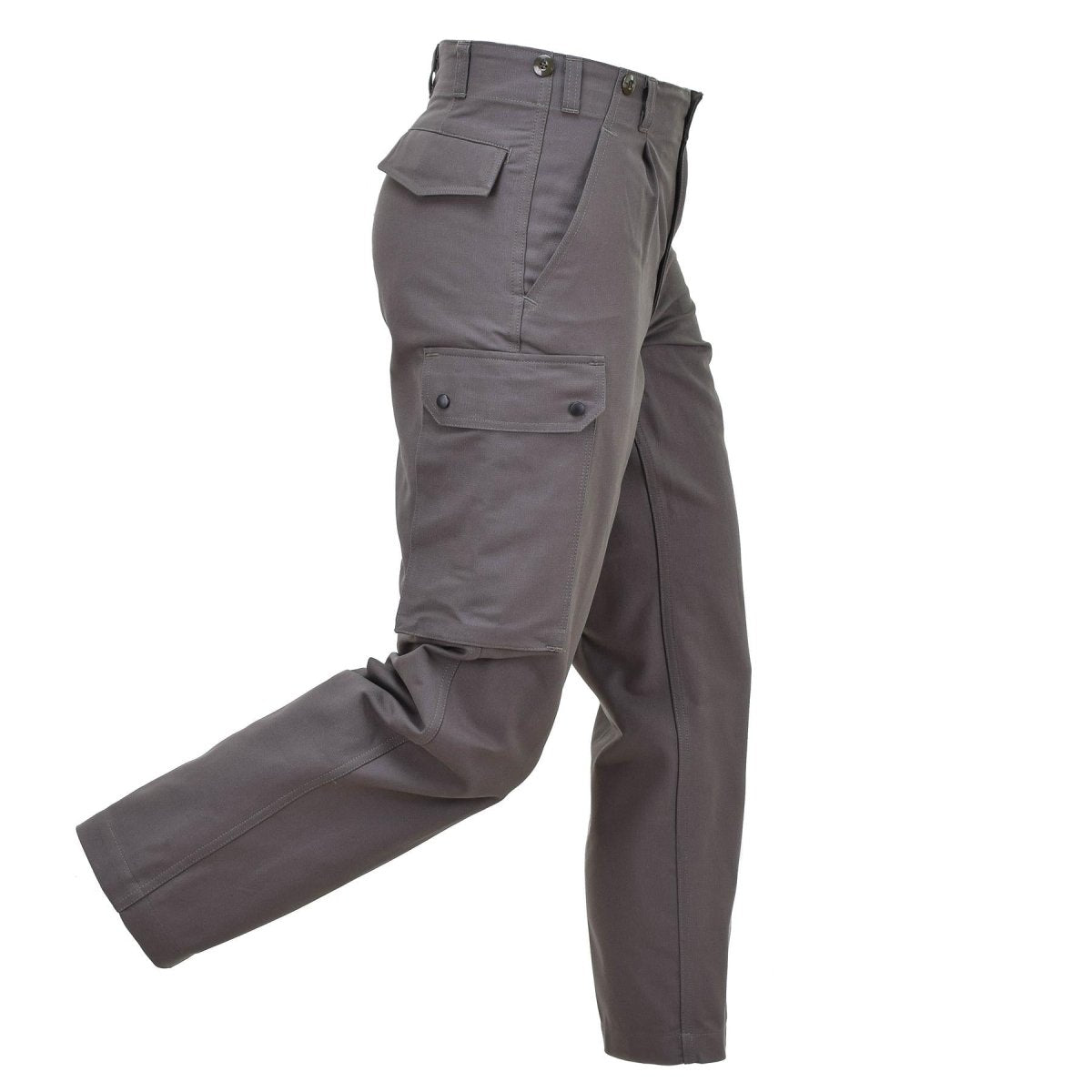 Leo Kohler Feldhose Kampfhose Militär Truppen Cargohose Baumwolle uni oliv