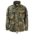 Leo Kohler Militärische Kampftaktikjacke, leichte Feldjacke in Flecktarn-Camouflage