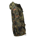 Leo Kohler Militär KSK Smock Taktische Jacke mit Kapuze Feldarmee Flecktarn Camo