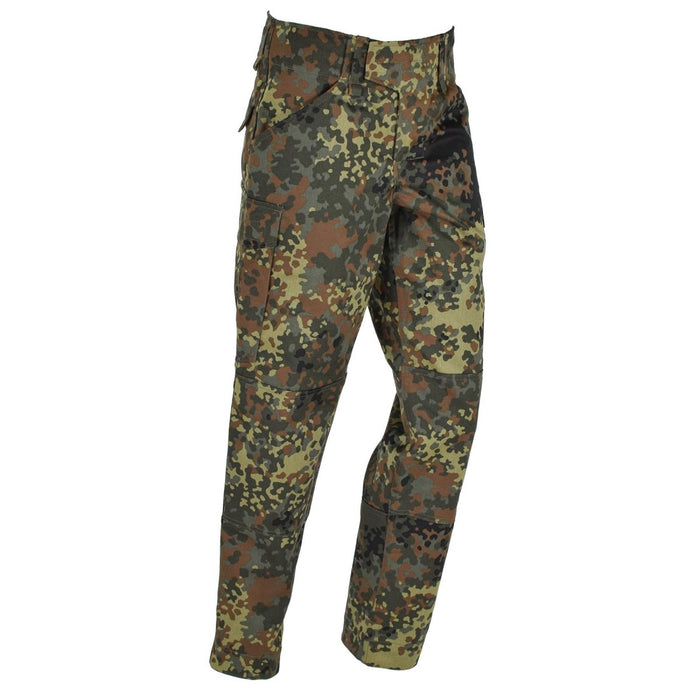 Leo Kohler militärische taktische Hosen erkunden Flecktarn-Camouflage-Hosen mit höherer Taille – GoMilitar