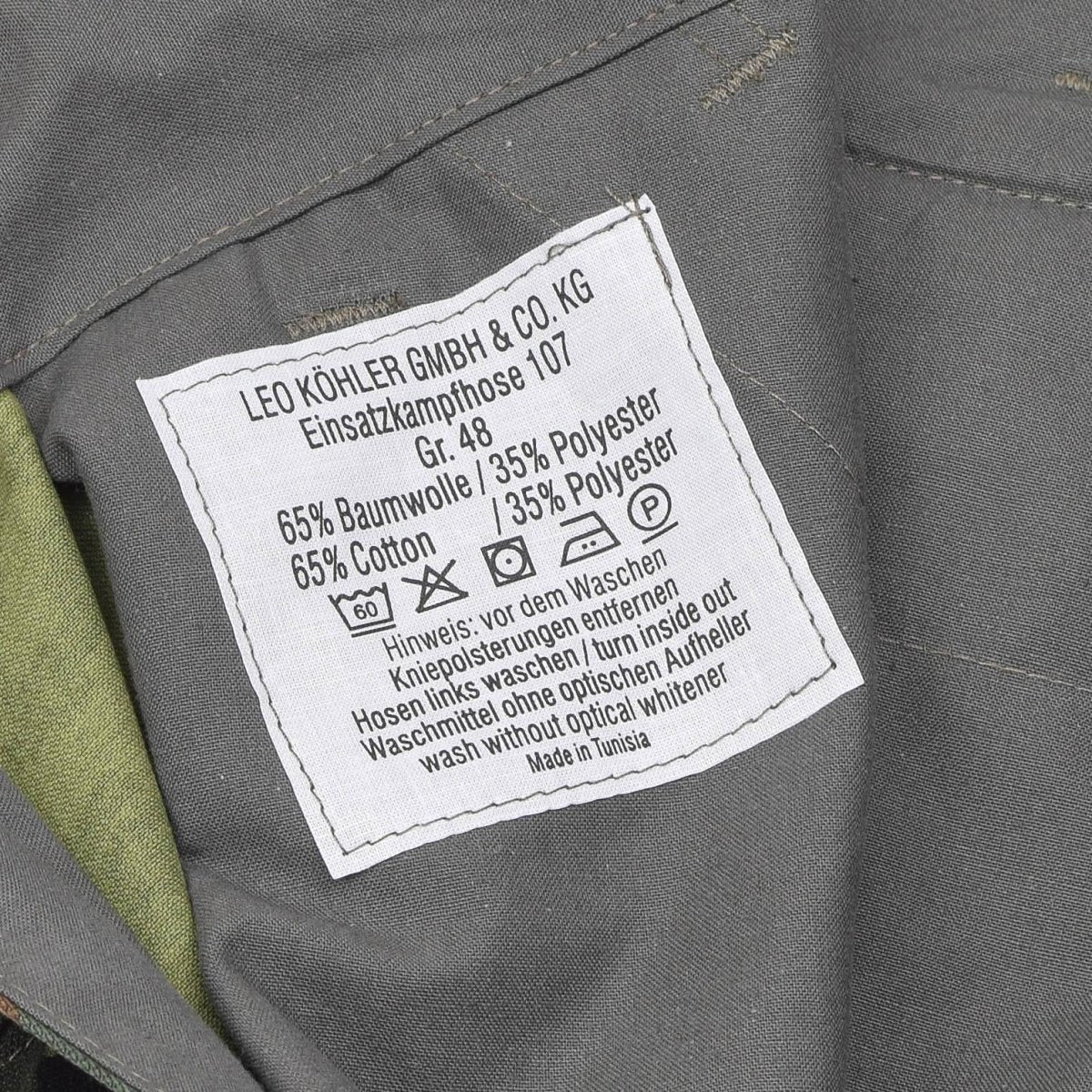 Leo Kohler robuste Kampfhose ACU verstärkte taktische Cargohose flecktarn
