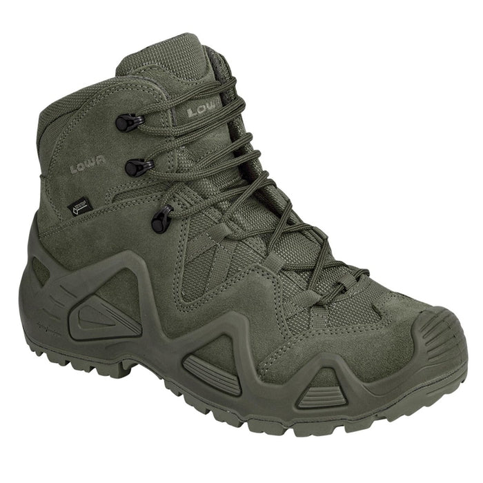 Lowa Zephyr GTX Mid TF Einsatzstiefel in Rangergrün mit GORE-TEX-Membran und robuster Sohle für den Outdoor-Einsatz