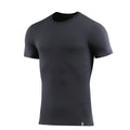 M-TAC 93/7 Sommer-T-Shirt aus leichter Stretch-Baumwolle, kurzärmelig, dunkelgrau