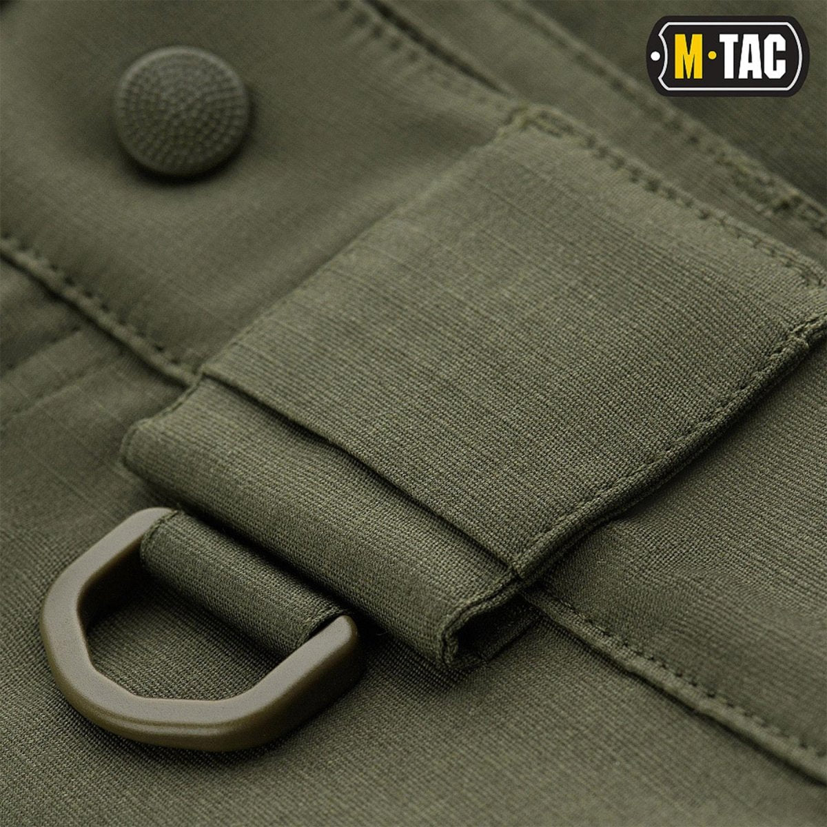M-TAC Bermudashorts im Army-Stil, Kampfhose, dehnbares Ripstop in Militärqualität, Olivgrün
