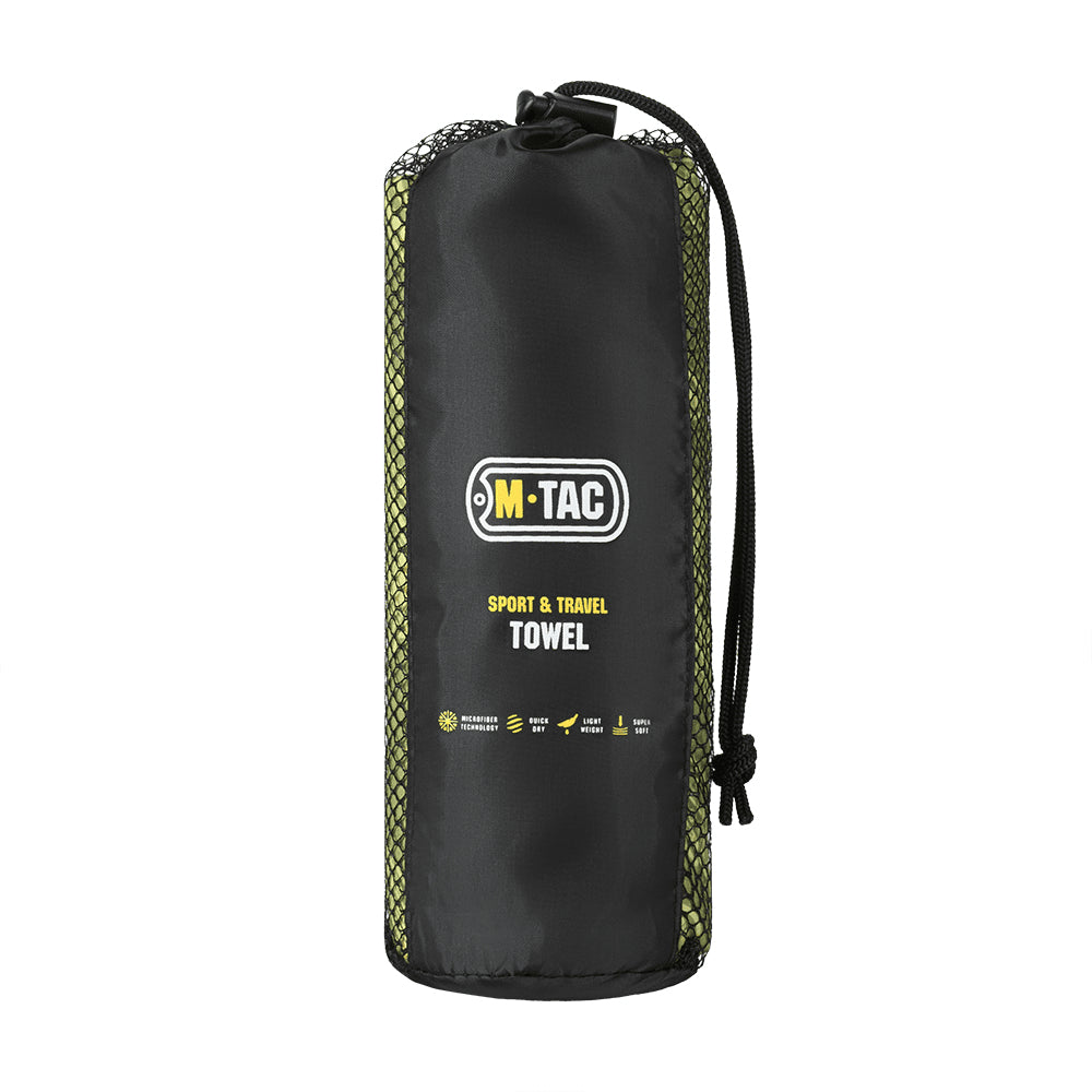 M-TAC Mikrofaser-Handtuch, 150 x 75 cm, schnell trocknend, für Outdoor, Reisen, Camping, Grün