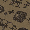 M-TAC Microfleece Neck Gaiter Drone Pattern Taktischer Outdoor-Schal Tan