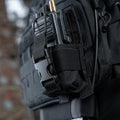 M-TAC Funkgerätetasche MOLLE Strapazierfähiges Cordurda Motorola 4400/4800 Olivschwarz
