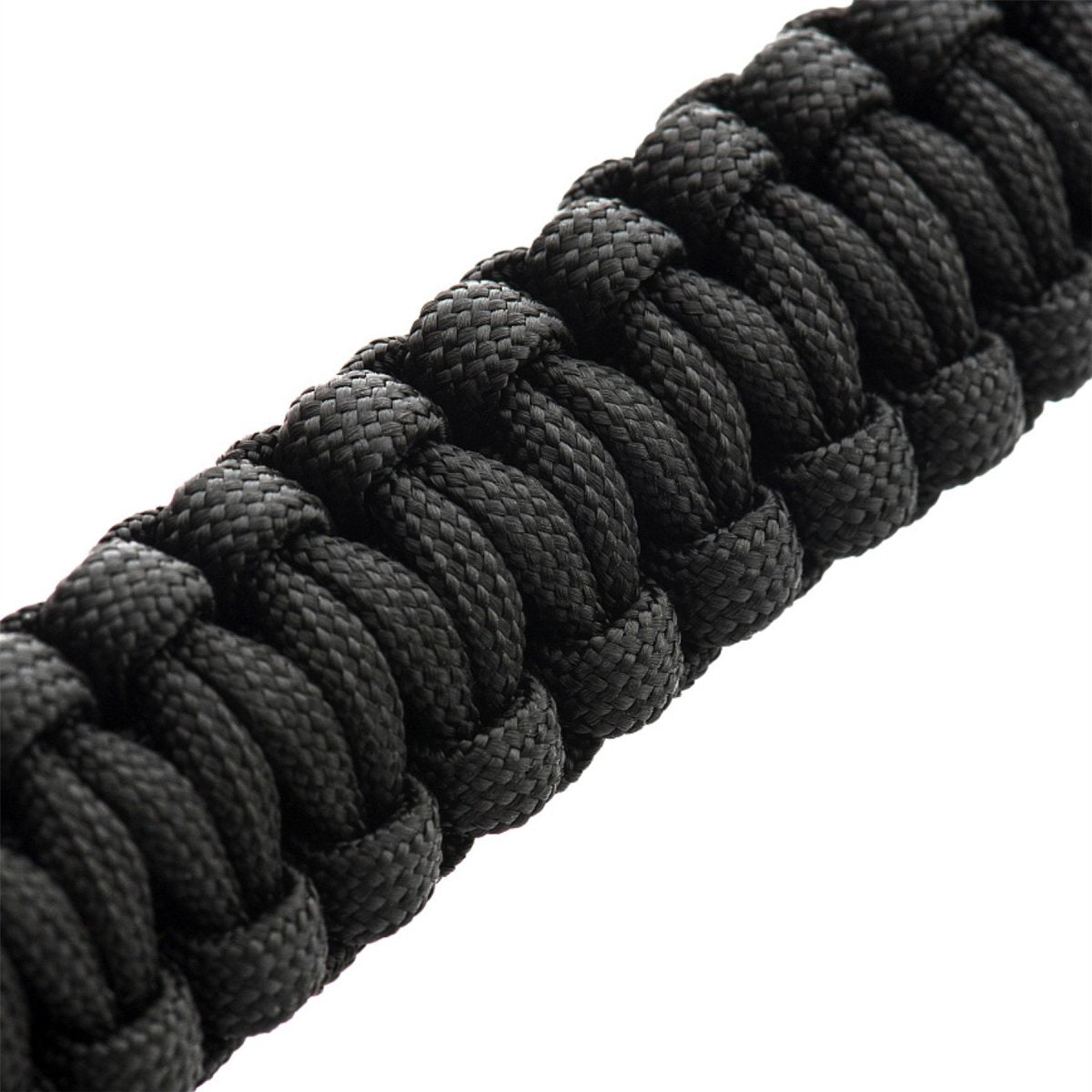 M-TAC Taktisches Paracord-Armband, Survival-taktisches Outdoor-Kabel, 3 m, Schwarz