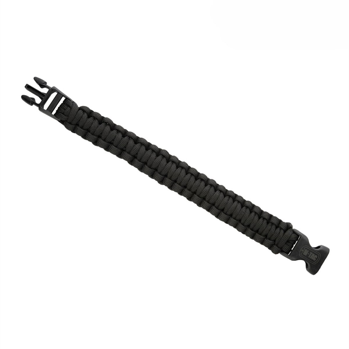M-TAC Taktisches Paracord-Armband, Survival-taktisches Outdoor-Kabel, 3 m, Schwarz