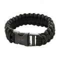M-TAC Taktisches Paracord-Armband, Survival-taktisches Outdoor-Kabel, 3 m, Schwarz