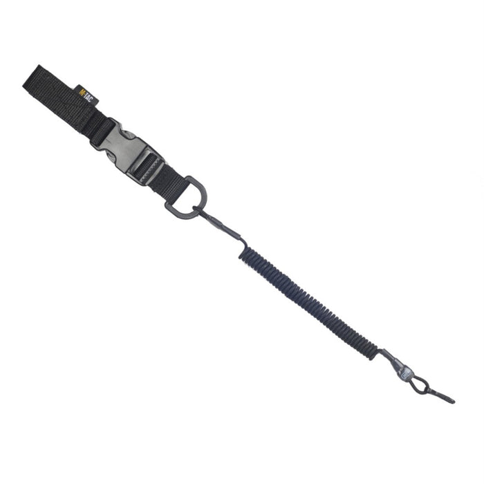 M – TAC Tactical Safety Cord Lite Karabiner-Lanyard-Halterung D – Ring Fastex Schwarz – GoMilitar