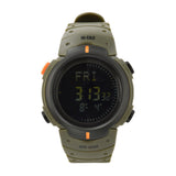 M-TAC Taktische Uhr, Kompass, Alarm, Stoppuhr, 5 ATM, wasserdicht, Oliv
