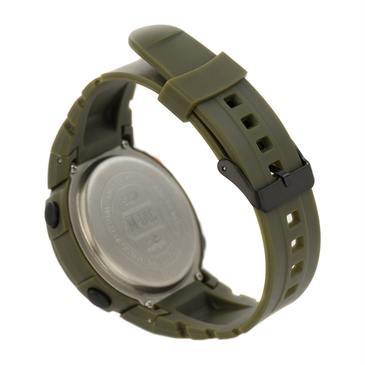 M-TAC Taktische Uhr, Kompass, Alarm, Stoppuhr, 5 ATM, wasserdicht, Oliv