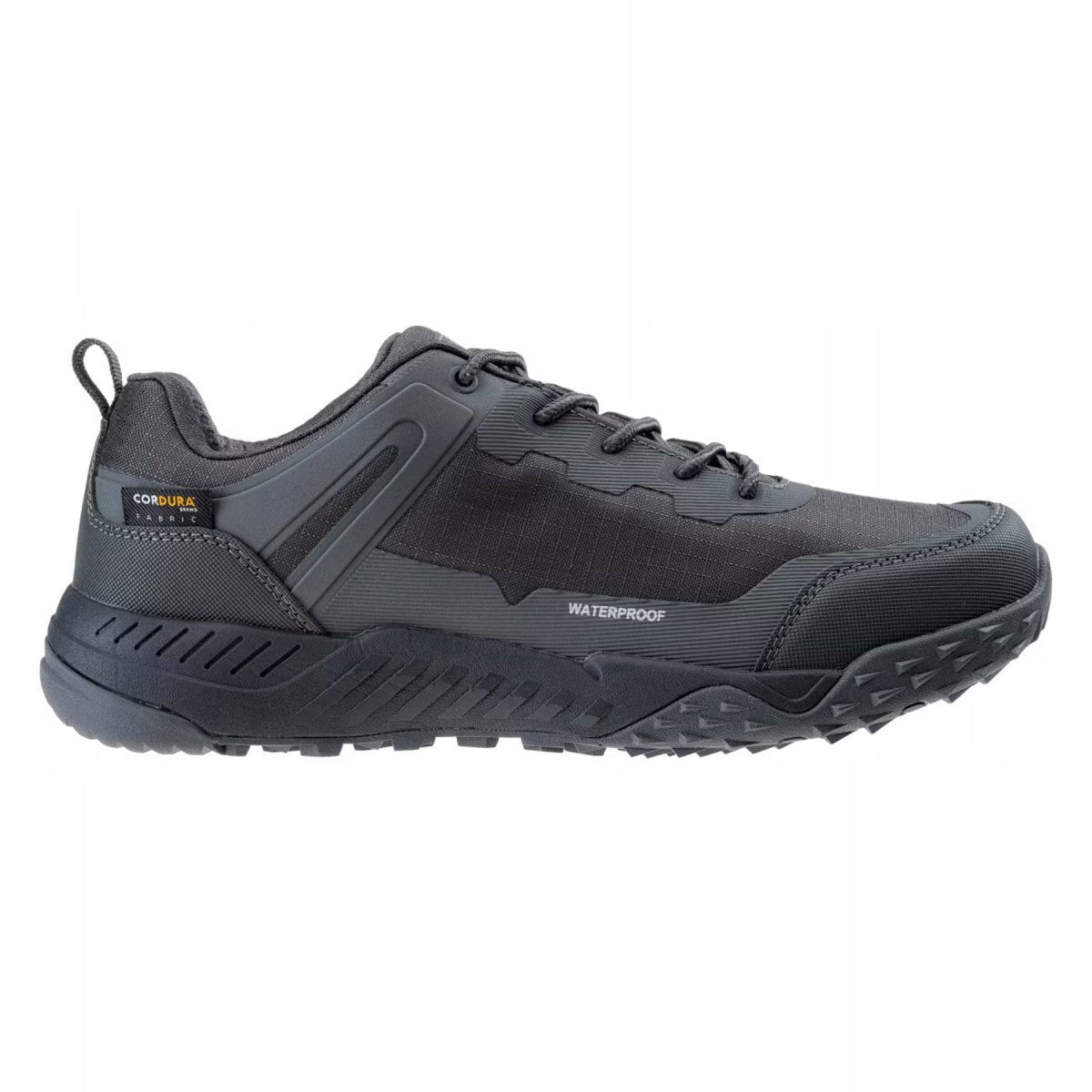 Magnum Bondsteel Low WP Wanderstiefel, wasserdicht, stoßdämpfend, Hi-Poly, Schwarz