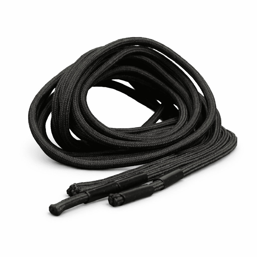 Magnum Ersatz-Schnürsenkel, langlebig, rund, für Outdoor-Wanderungen, Schwarz