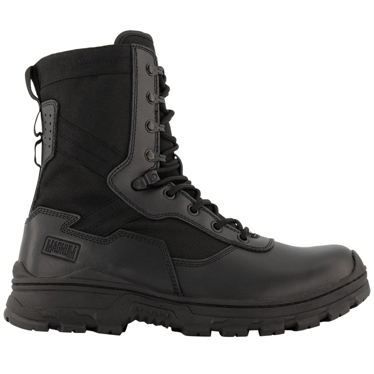 Magnum Scorpion II 8.0 Taktische Stiefel, Schnellschnürsystem, YKK-Reißverschlüsse, Schwarz