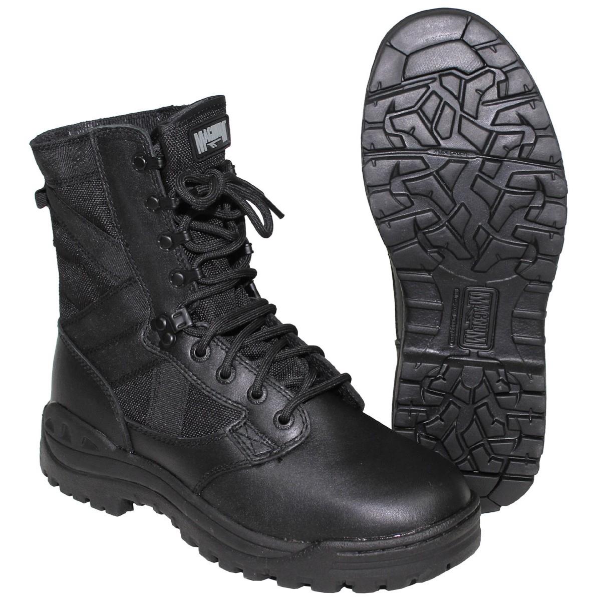 Magnum Scorpion Taktische Stiefel, schnell trocknend, atmungsaktiv, Eyeley-Schnürung, Schwarz
