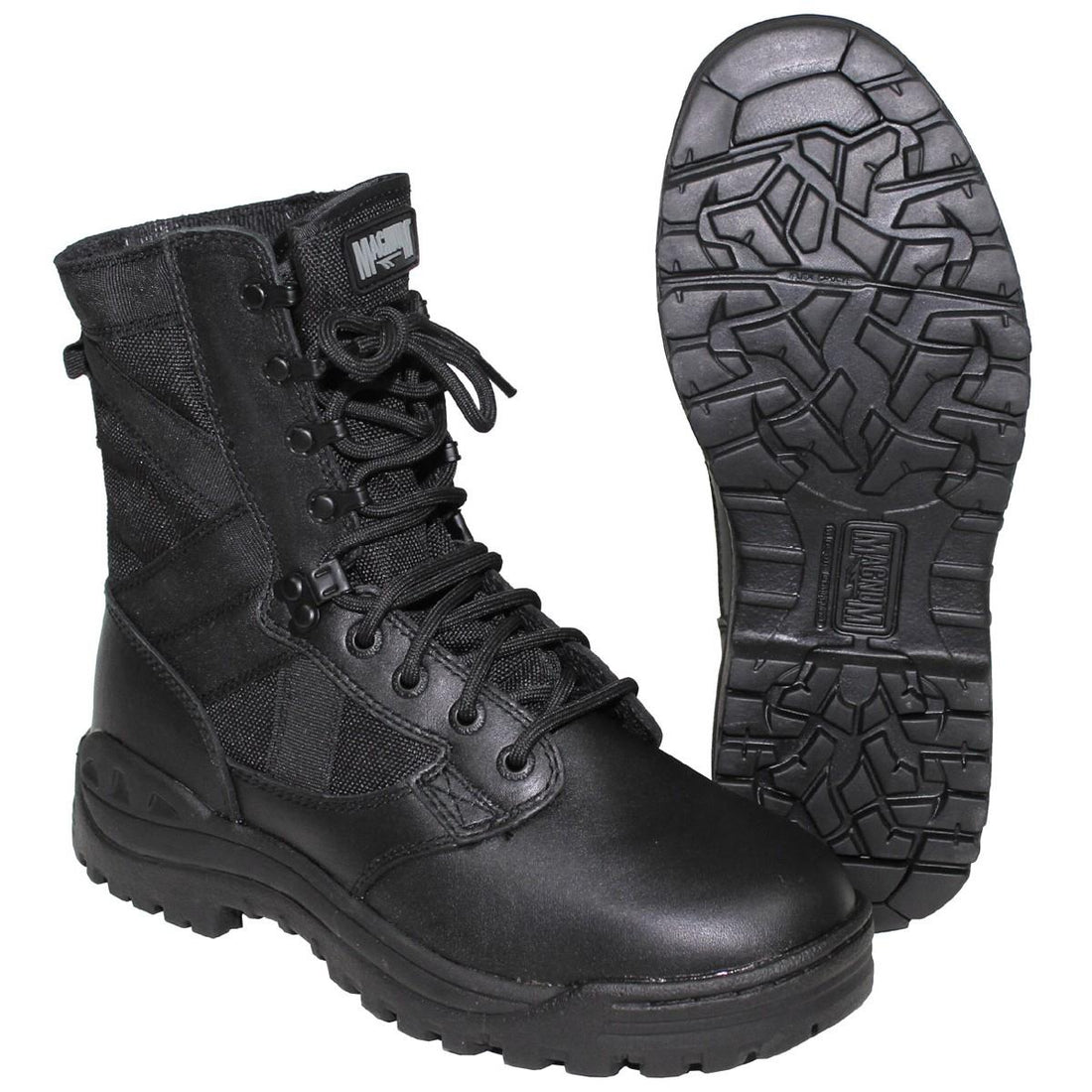 Magnum Scorpion Taktische Stiefel, schnell trocknend, atmungsaktiv, Eyeley-Schnürung, Schwarz
