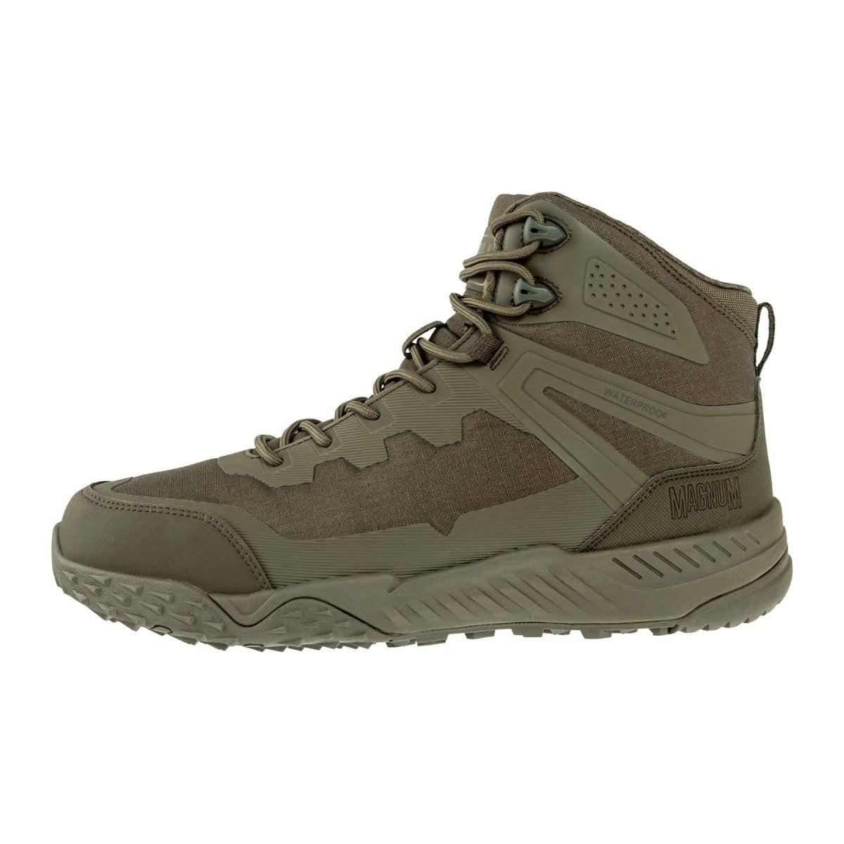 Magnum Ultima 6.0 WP Taktische Stiefel, wasserdicht, atmungsaktiv, leicht, Olivgrün