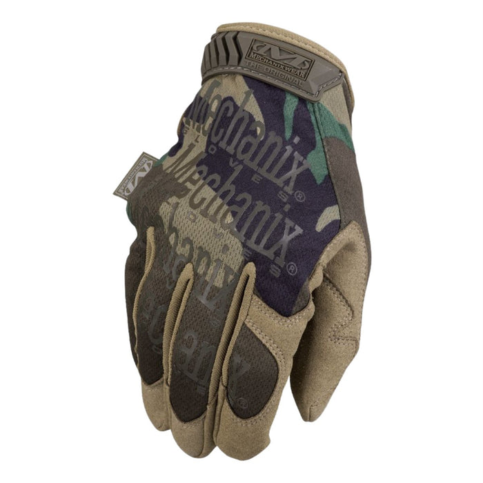 Mechanix Tactical Gloves Breathable Lycra Finger Inserts Woodland Camo - GoMilitar