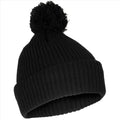 MFH-Bommelmütze, 3M-Thinsulate-Isolierung, grob gestricktes Fleece-Futter, Schwarz