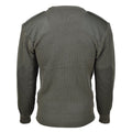 MFH Marke Militärstil Kommando Pullover Stock Stitch Strickpullover oliv NEU