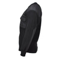 MFH Markenpullover Kommandopullover Rippenstrick Wollverstärkter Pullover schwarz NEU