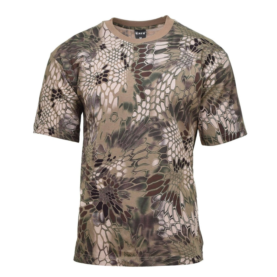 MFH Brand US Militär T-Shirt Kurzarm Unterhemd Snake FG Camo Baselayer
