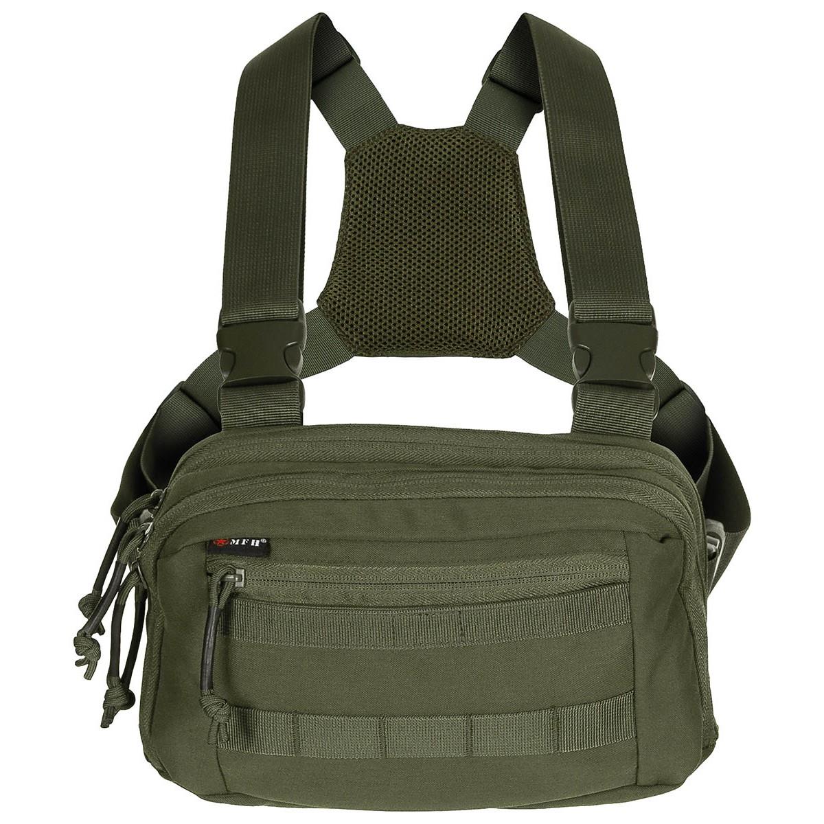 MFH Chest Pack Recon Taktische Brusttasche Molle Organizer System Mehrfarbig