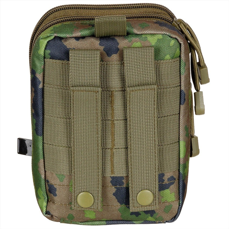 MFH Compact EDC -Beutel 2 Kompartimente Molle Befestigungsgurte M05 Tarnung