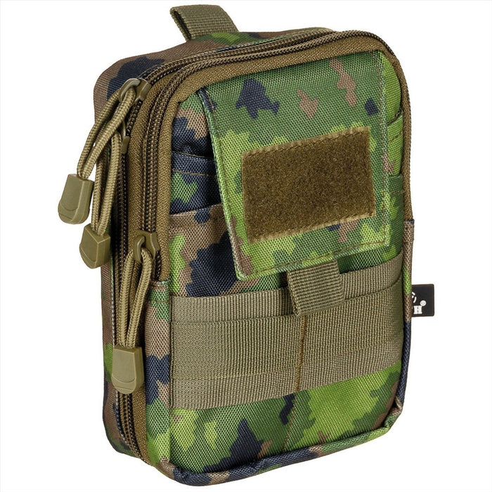 MFH Kompakte EDC-Tasche 2 Fächer MOLLE-Befestigungsgurte M05 Camouflage - GoMilitar
