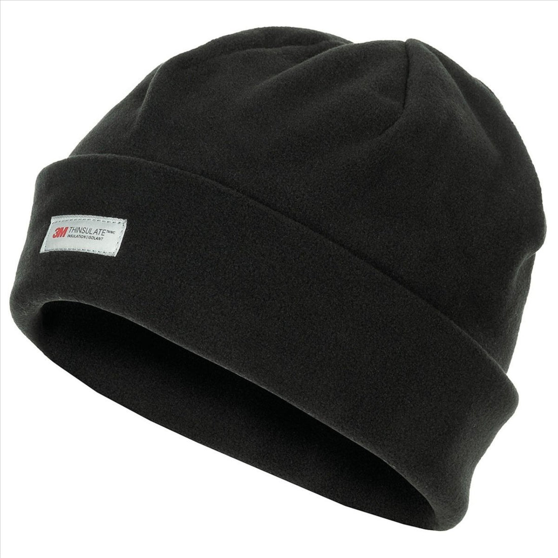 MFH Militär-Fleece-Beanie-Mütze, Thinsulate isoliert, für kaltes Wetter, Schwarz