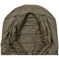 MFH Mumienschlafsack, 2-lagige Füllung, 3-Jahreszeiten-Kompressionssack, Oliv