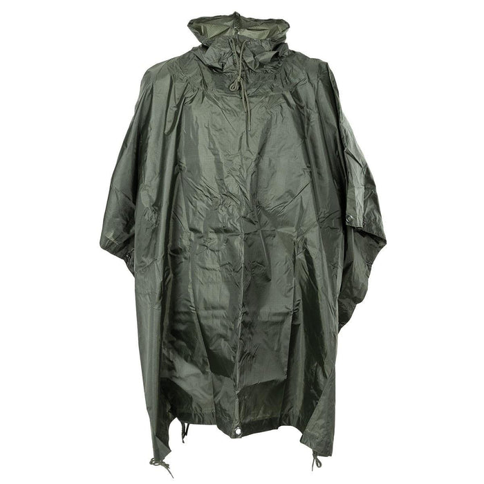 Poncho Adjustable Hood Waterproof Windproof RipStop Fabric Seams Welded - GoMilitar