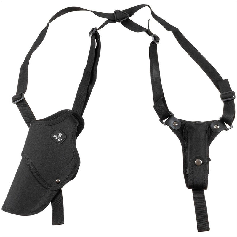 MFH Schulterholster links verstellbarer Fit MAG Beutel Doppel Sicherheitsanhang