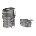 MFH Schwedische Armee Trangia Essgeschirr Repro M40 Edelstahl 1,5l Campingbrenner