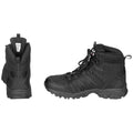 MFH Taktische Kampfstiefel, wasserdicht, atmungsaktiv, schnell trocknend, HBR-Membran, Schwarz
