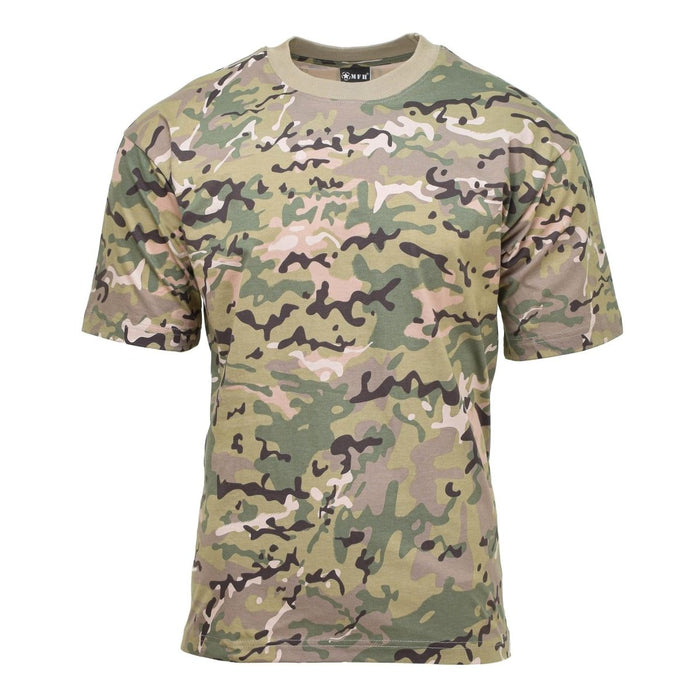 Kurzärmliges Tarn-T-Shirt im US-Armee-Stil, atmungsaktiv, leicht, langlebig, perfekt für Outdoor- und Aktivkleidung.
