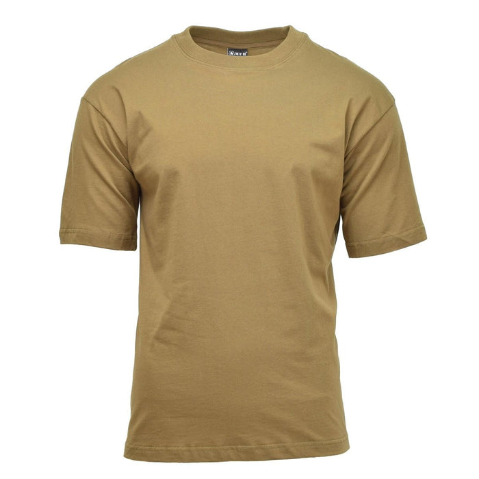MFH US-Militär-T-Shirt-Unterhemd, robust, leicht, atmungsaktiv, Coyote – GoMilitar