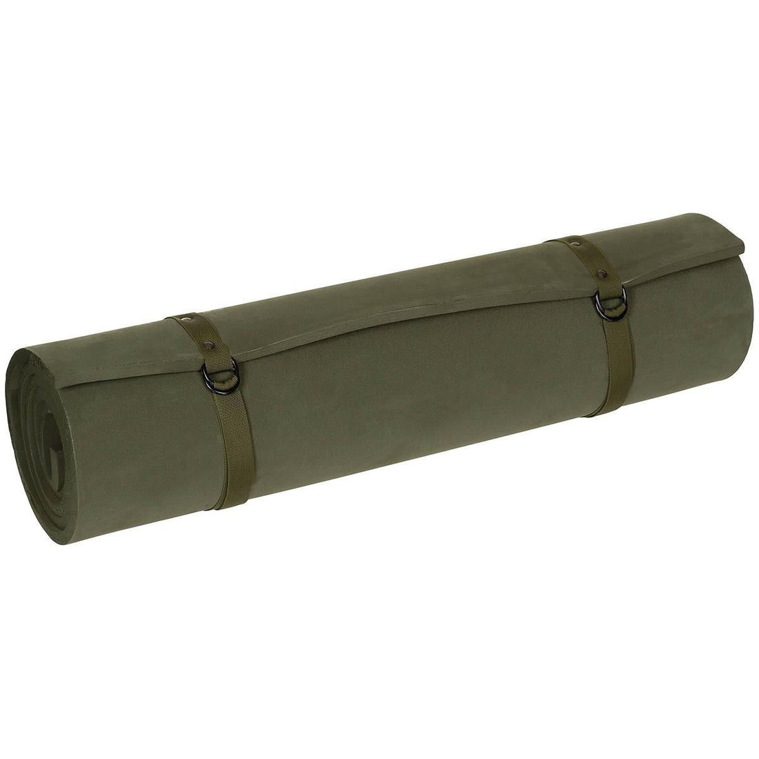MFH US Isomatte, leichte EVA-Schaum-Rollmatte, verstellbare Träger, Oliv