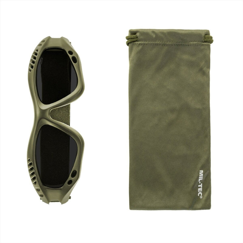Mil-Tec Air Pro Commando Taktische Brille Rauchlinsen Anti-Scratch-Anti-Nebel