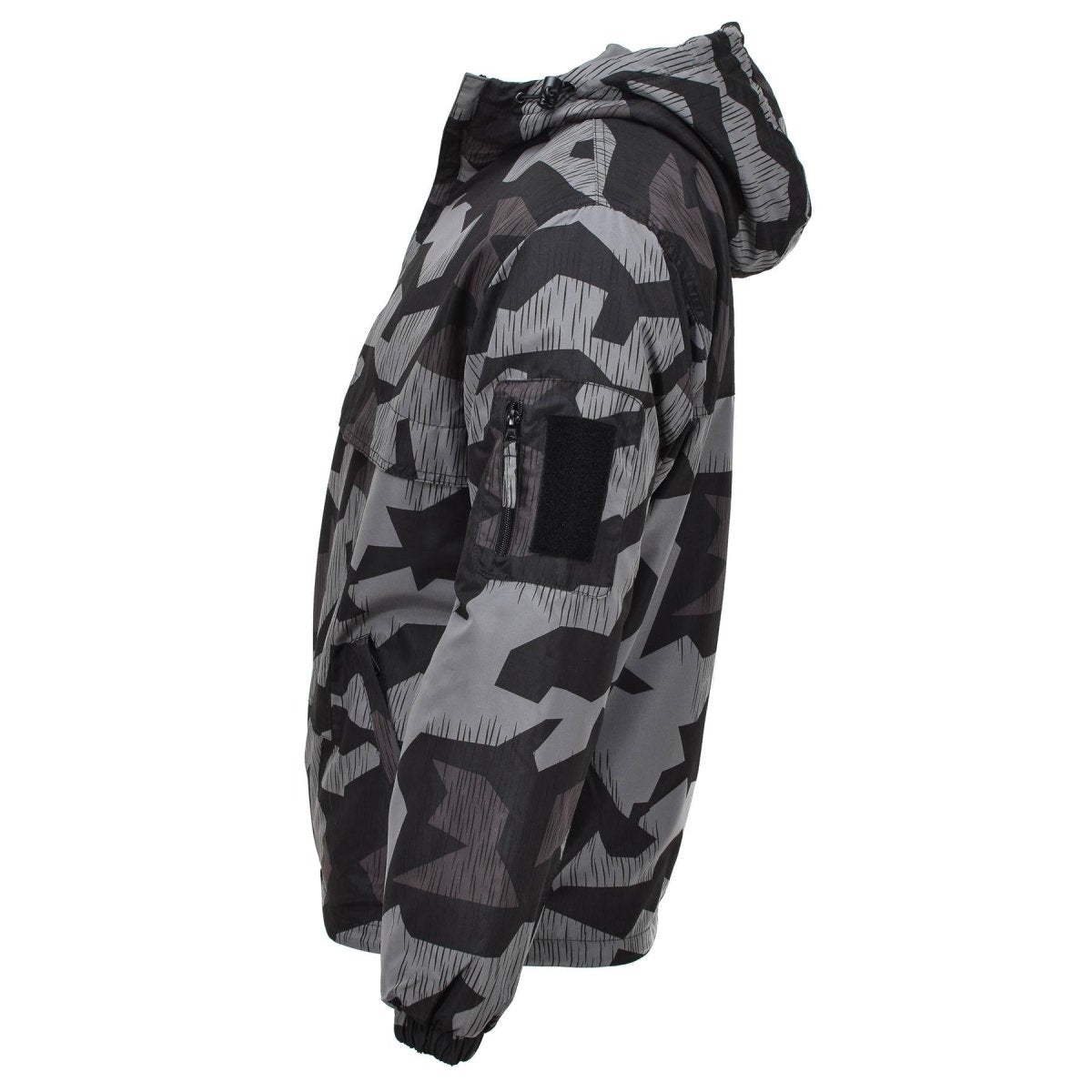 MIL-TEC Anorak Jacke Splitter Nachttarnung Winddicht Kapuze Warm Sportbekleidung