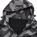 MIL-TEC Anorak Jacke Splitter Nachttarnung Winddicht Kapuze Warm Sportbekleidung