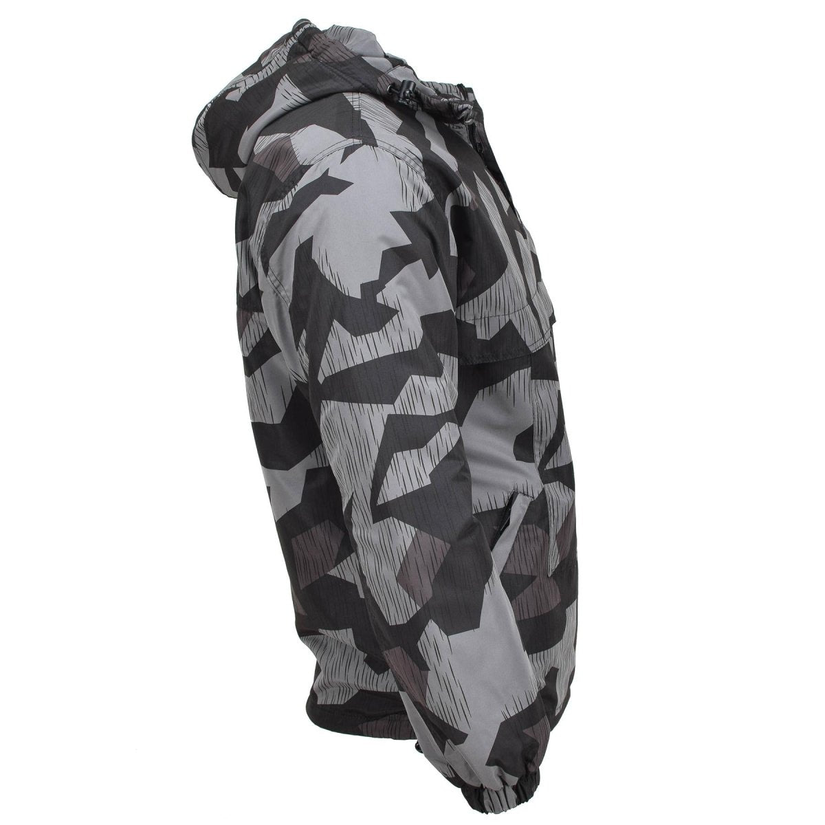 MIL-TEC Anorak Jacke Splitter Nachttarnung Winddicht Kapuze Warm Sportbekleidung