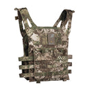 MIL-TEC army plate carrier Gen II camouflage vest with MOLLE webbing, adjustable straps, and padded shoulders for tactical use