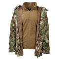 MIL-TEC Army Regenjacke für nasses Wetter der Generation I mit wasserdichtem Fleecefutter und Kapuze