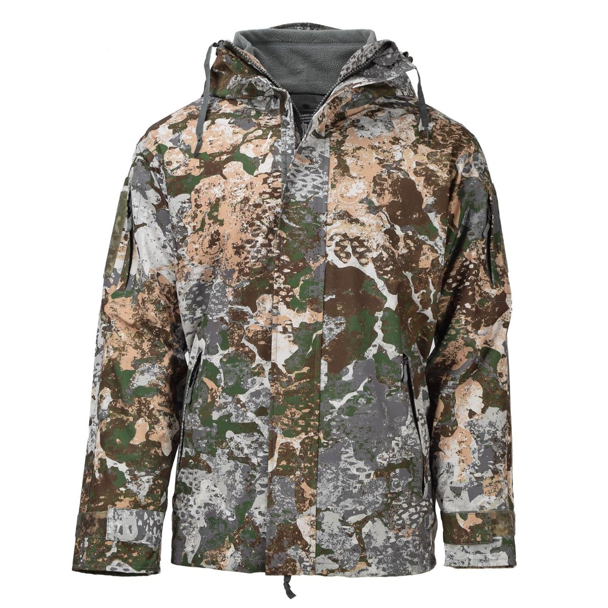 MIL-TEC Army Regenjacke für nasses Wetter der Generation I mit wasserdichtem Fleecefutter und Kapuze