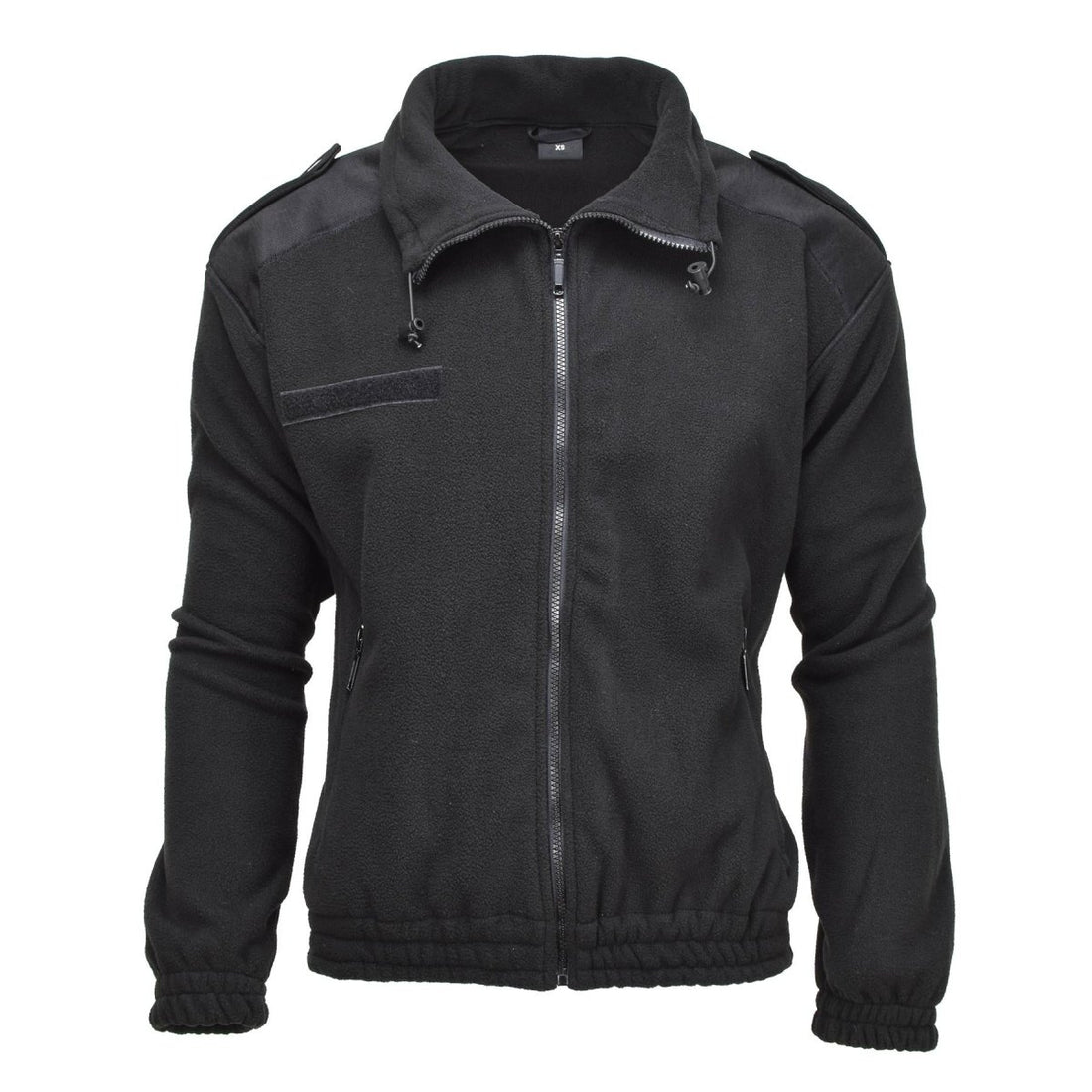 MIL-TEC Fleecepullover im Armeestil, Winterjacke, Sportpullover, schwarz