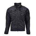 Schwarze Chimera-Jacke im Army-Stil der Marke Mil-Tec aus Ripstop mit schmaler Passform, Militärhemden