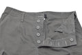 Olivgrüne, vorgewaschene Bermuda-Shorts aus Moleskin der Marke Mil-Tec im Stil der Bundeswehr